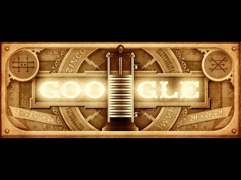 غوغل يحتفل مخترع البطارية الكهربائية