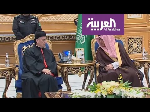 شاهد البطريرك الماروني الراعي يصل السعودية