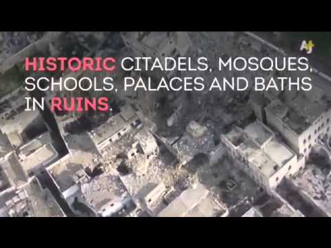 دمار شامل يسود مدينة حلب التاريخية