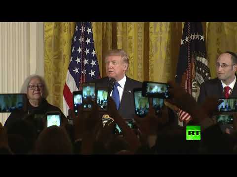 شاهد ترامب يهنئ اليهود بـ حانوكا