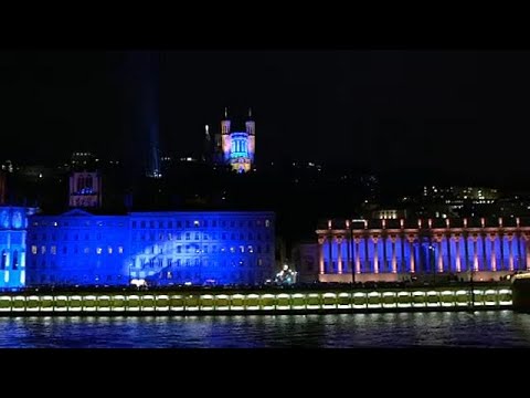 شاهد مهرجان الأنوار في ليون الفرنسية