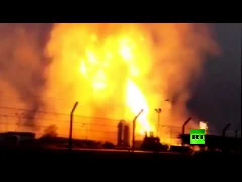 شاهد لحظة وقوع انفجار في أكبر موزع للغاز في النمسا