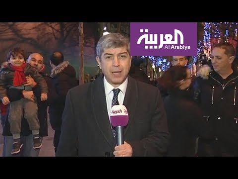 بالفيديو 100 ألف شرطي في شوارع باريس ليلة عيد الميلاد