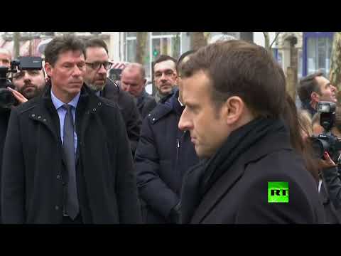 ماكرون يُشارك في مراسم إحياء ذكرى شارلي إيبدو