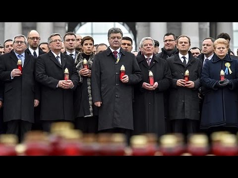 مسيرة في كييف في ذكرى سقوط عشرات المحتجين