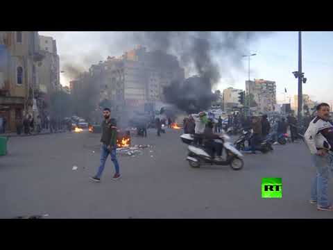 شاهد  احتجاجات أنصار أمل وحزب الله بعد كلام باسيل