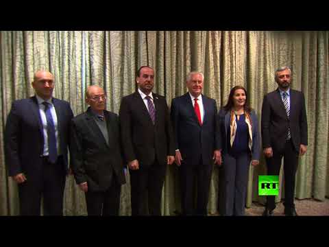 تيلرسون يجتمع بالمعارضة السورية في عمان