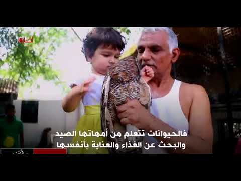 شاهد رجل يتقاسم منزله مع الفهود والضباع