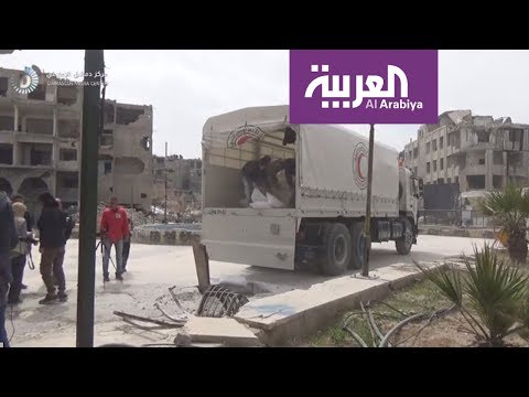 شاهد الغارات تصطاد نازحي الغوطة