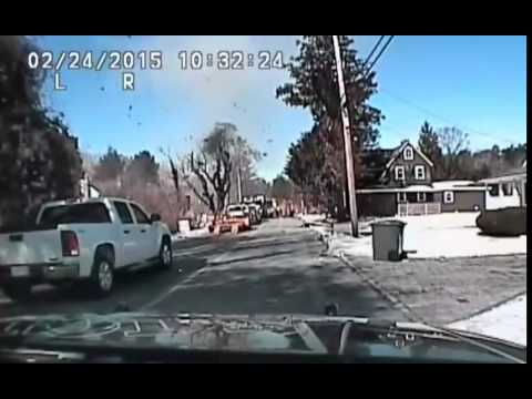 لحظة انفجار منزل بسبب تسرب غاز طبيعي