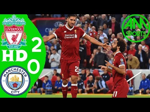 شاهد  هدف محمد صلاح الأول شباك فريق مانشستر سيتي