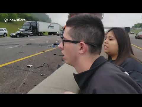 سائق مخمور يقتل سيدة على الطريق