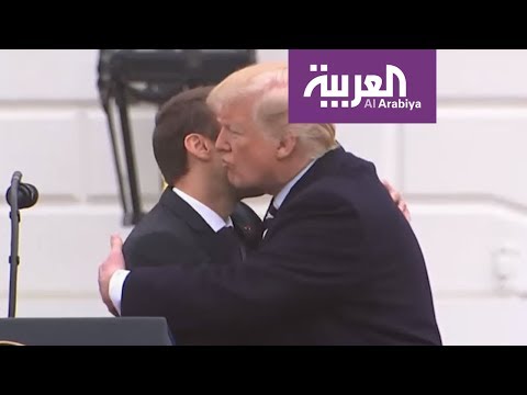 شاهد لغة الجسد تكشف أسرار العلاقات بين ترامب وماكرون