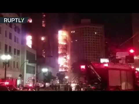 انهيار مبنى وسط مدينة ساو باولو