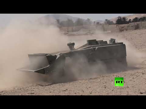 شاهد عملية إزالة الألغام بواسطة الروبوت أوران6