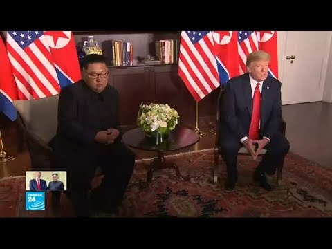 شاهد كلمة ترامب في لقاء القمة مع كيم في سنغافورة