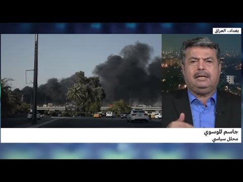 شاهد توقيف مشتبهين في حريق مخازن صناديق اقتراع الانتخابات العراقية