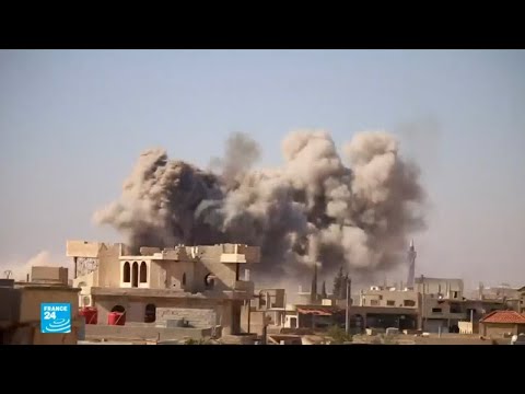 شاهد حركة نزوح واسعة هربًا من التصعيد في درعا