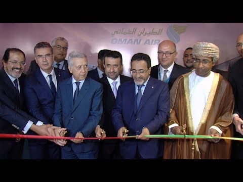 شاهد تدشين أول خط جوي مباشر يربط بين سلطنة عمان والمغرب