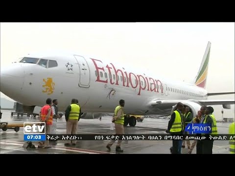 شاهدوصول أول رحلة جوية من إثيوبيا إلى إريتريا منذ عقدين