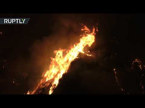 شاهدوفاة أكثر من 20 شخص بسبب حرائق الغابات في اليونان