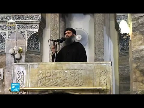 شاهد  زعيم داعش يوجه رسالة إلى أنصاره