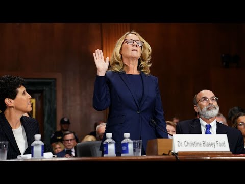 شاهد بلازي تؤكد أمام مجلس الشيوخ اتهامها القاضي كافانو بالاعتداء عليها