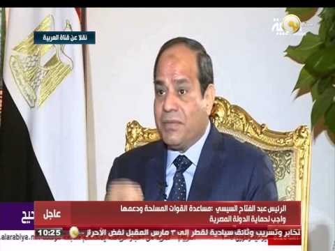 نصيحة الرئيس المصري للشعب السعودي