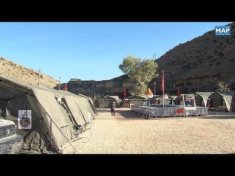 شاهد  المستشفى العسكري يشرع في تقديم خدماته الطبية لسكان أنفكو