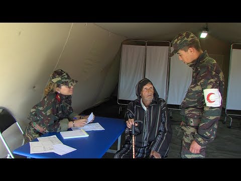 شاهد المستشفى العسكري يُقدم مساعداته لفائدة ساكنة إقليم أزيلال