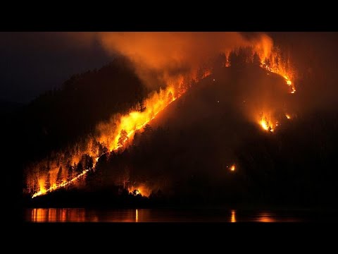 اندلاع أكثر من 100 حريق هائل في منطقة إيركوتسك في سيبيريا