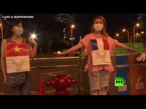 شاهد سلسلة بشرية طولها 50 كيلومترًا تطوق هونغ كونغ