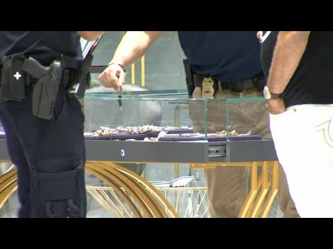 شاهد عملية سرقة محل مجوهرات في نيويورك