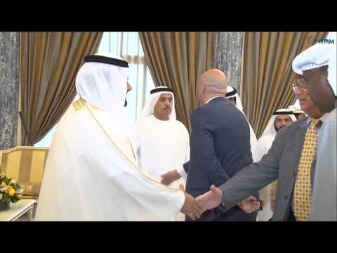 ولي عهد الفجيرة يلتقي عددًا من رجال الأعمال