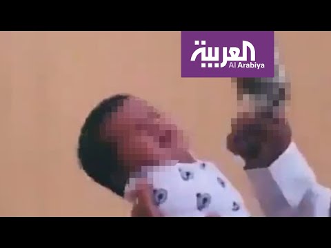 شاهد طريقة تعامل القانون السعودي مع مطلق النار بجوار الرضيع