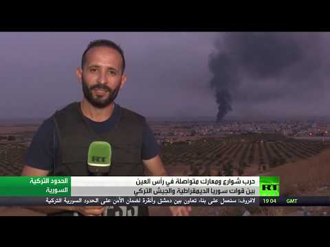 شاهد الجيش السوري يدخل عين العرب شمال البلاد