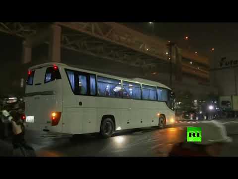 شاهد إجلاء أمريكيين عن سفينة أميرة الماس