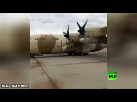 شاهد مساعدات طبية مصرية إلى الولايات المتحدة