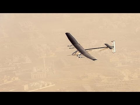 شاهد الطائرة الشمسية سولار امبلس 2 تنطلق إلى الهند