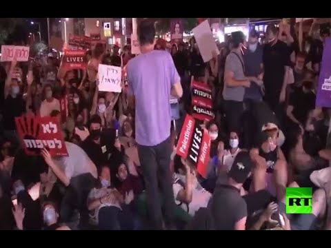 شاهد لقطات من مظاهرة تل أبيب ضد مخطط نتنياهو للضم الاستيطاني