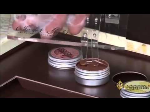 شاهد جهاز يساعد على استنشاق الشوكولاتة