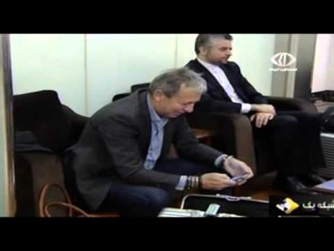 بالفيديو وفد وكالة الطاقة الذرية يجتمع بمسؤولين إيرانيين