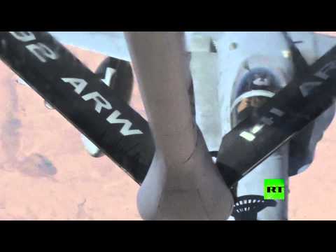 تزويد مقاتلات التحالف ضد داعش بالوقود