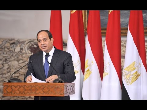 شاهد الرئيس السيسي يلقي كلمة ترجيب في القمة العربية