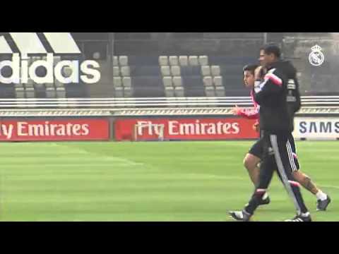 رودريغيز يستعيد لياقته في تدريبات الملكي