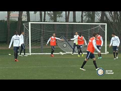 أهداف بـالجملة في تدريبات إنتر ميلان