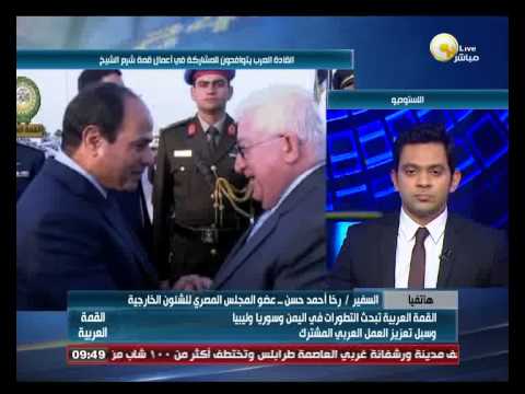 السفير رخا حسن يؤكد تشكيل قوة عربية أهم ملفات القمة