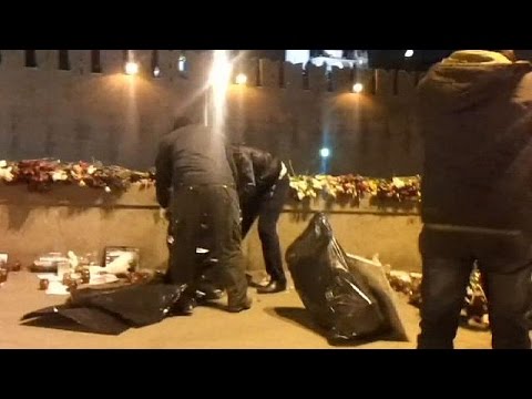 مجهولون يزيلون نصبًا لـنيمتسوف في موسكو