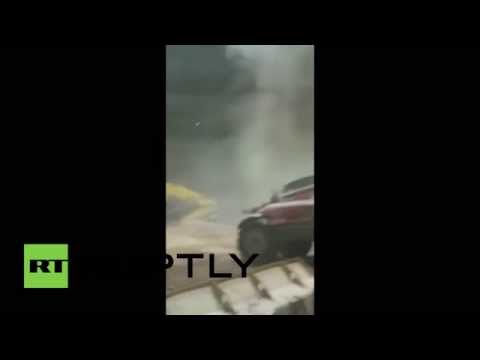 بالفيديو عمال ينجون من الموت بأعجوبة في تشيلي