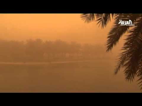 بالفيديو العاصفة الرملية تصل الإمارات بعد السعودية والبحرين